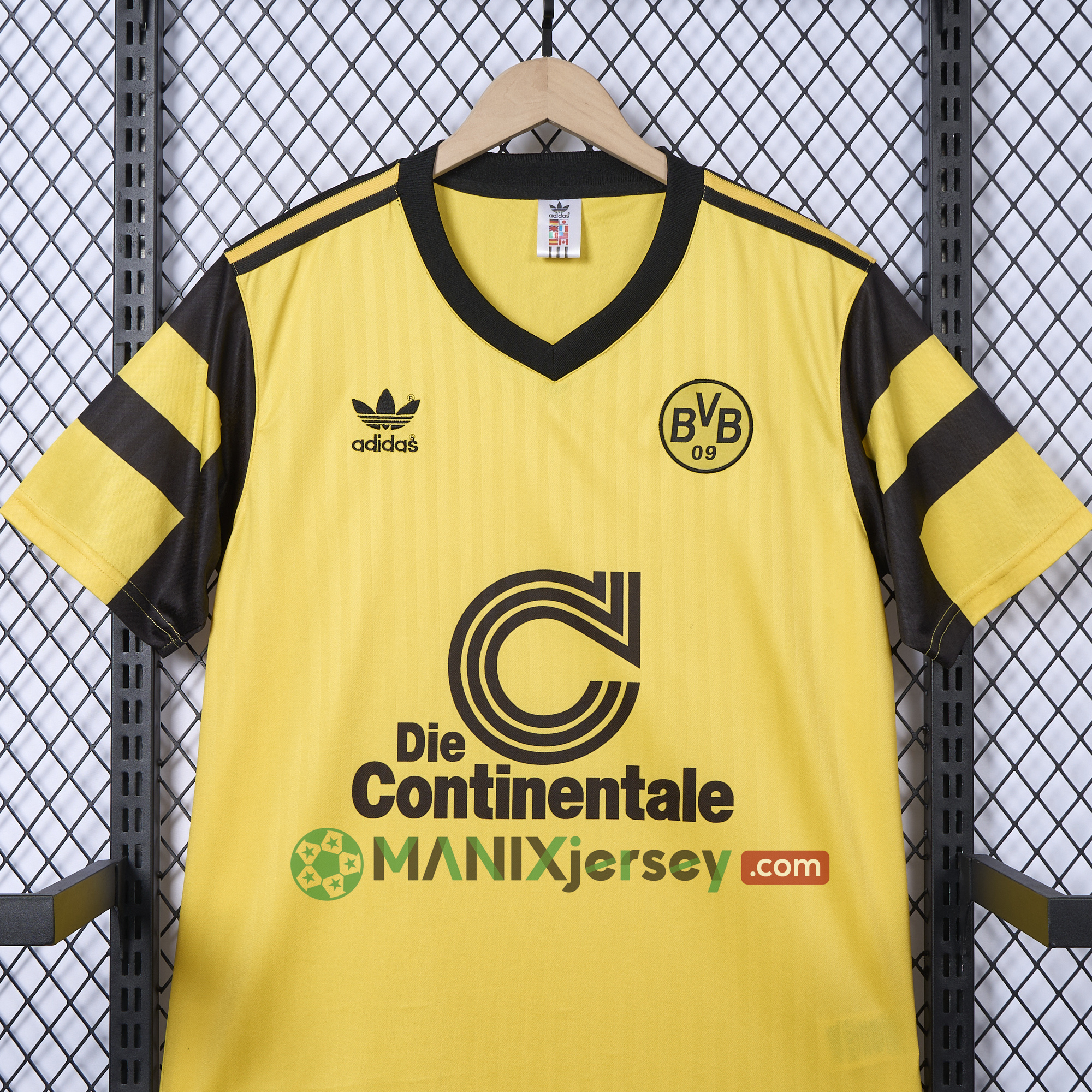ManixJersey.com | Retro Dortmund 1989-90 Anniversary Jersey -Customize Name, Number and Patch | Worldwide Shipping