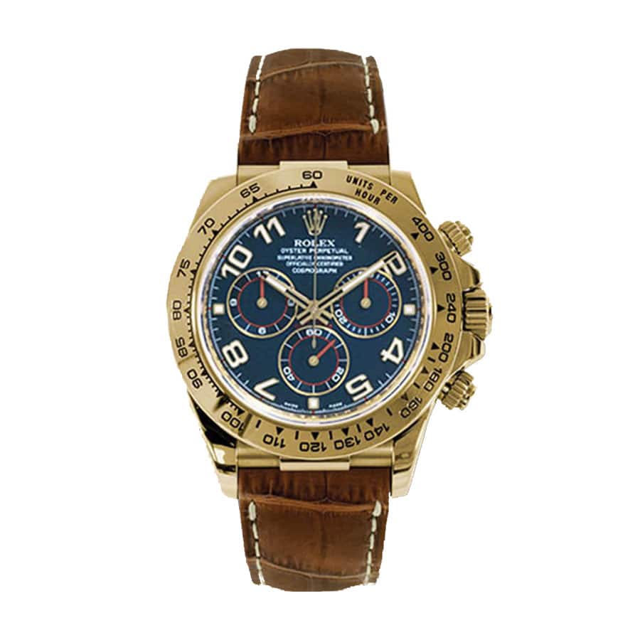 rolex daytona cosmograph 116518 jh yerolex daytona cosmograph 116518 jh yellow gold blue dial replica