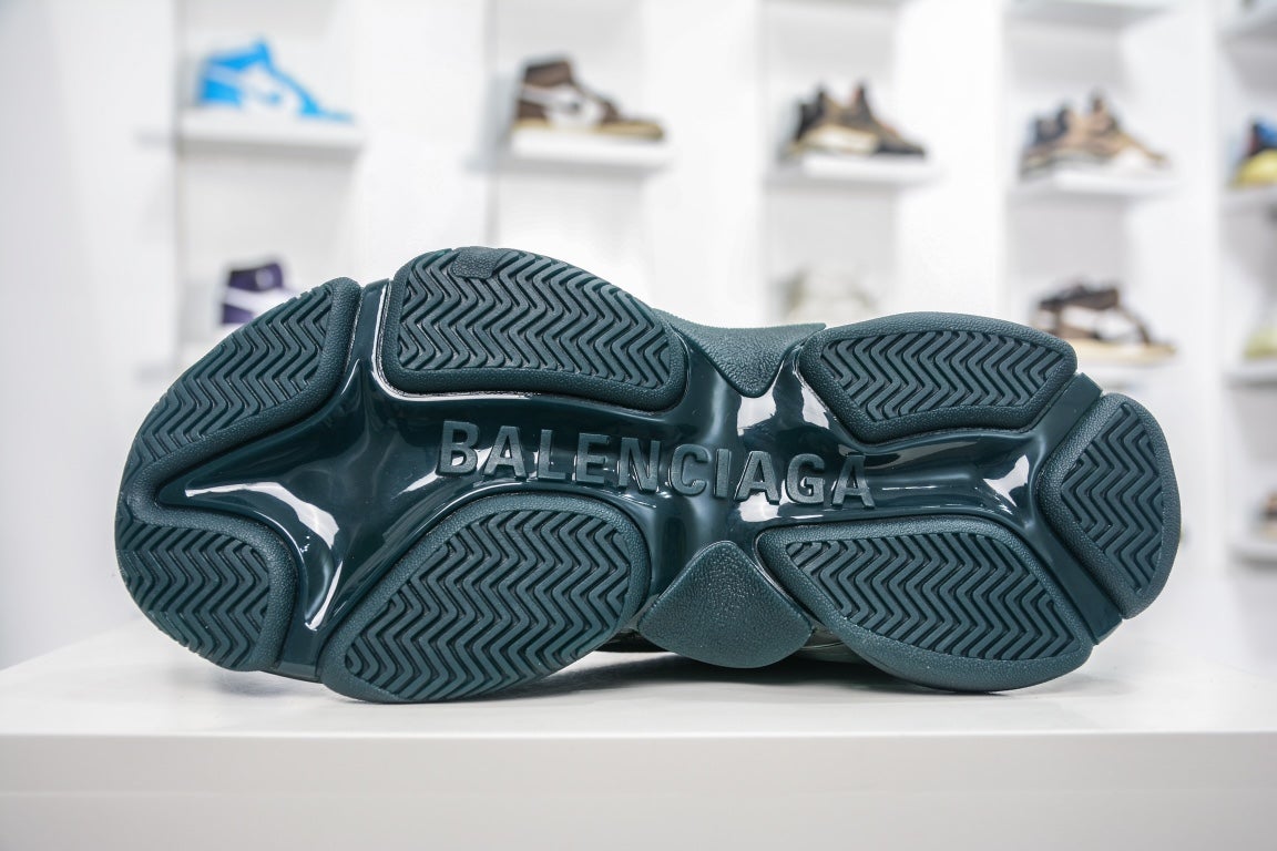 Balenciaga Triple S Sneaker Clear Sole Dark Green、mysite、Cacoeks