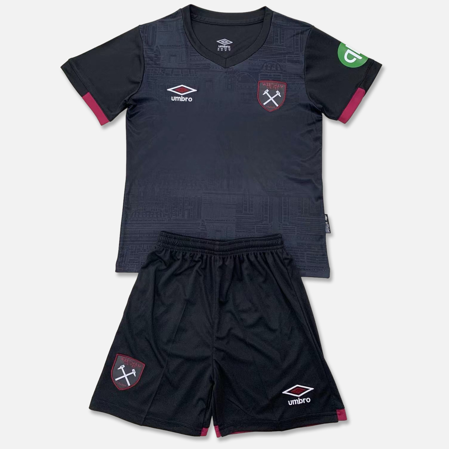 JerseysGala.com | West Ham United 24-25 Away Kids Kit -Customize Name, Number and Patch | Worldwide Shipping