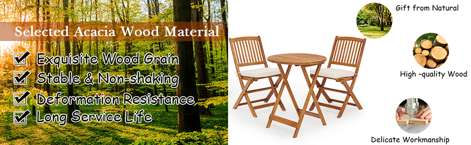 Folding Bistro Set