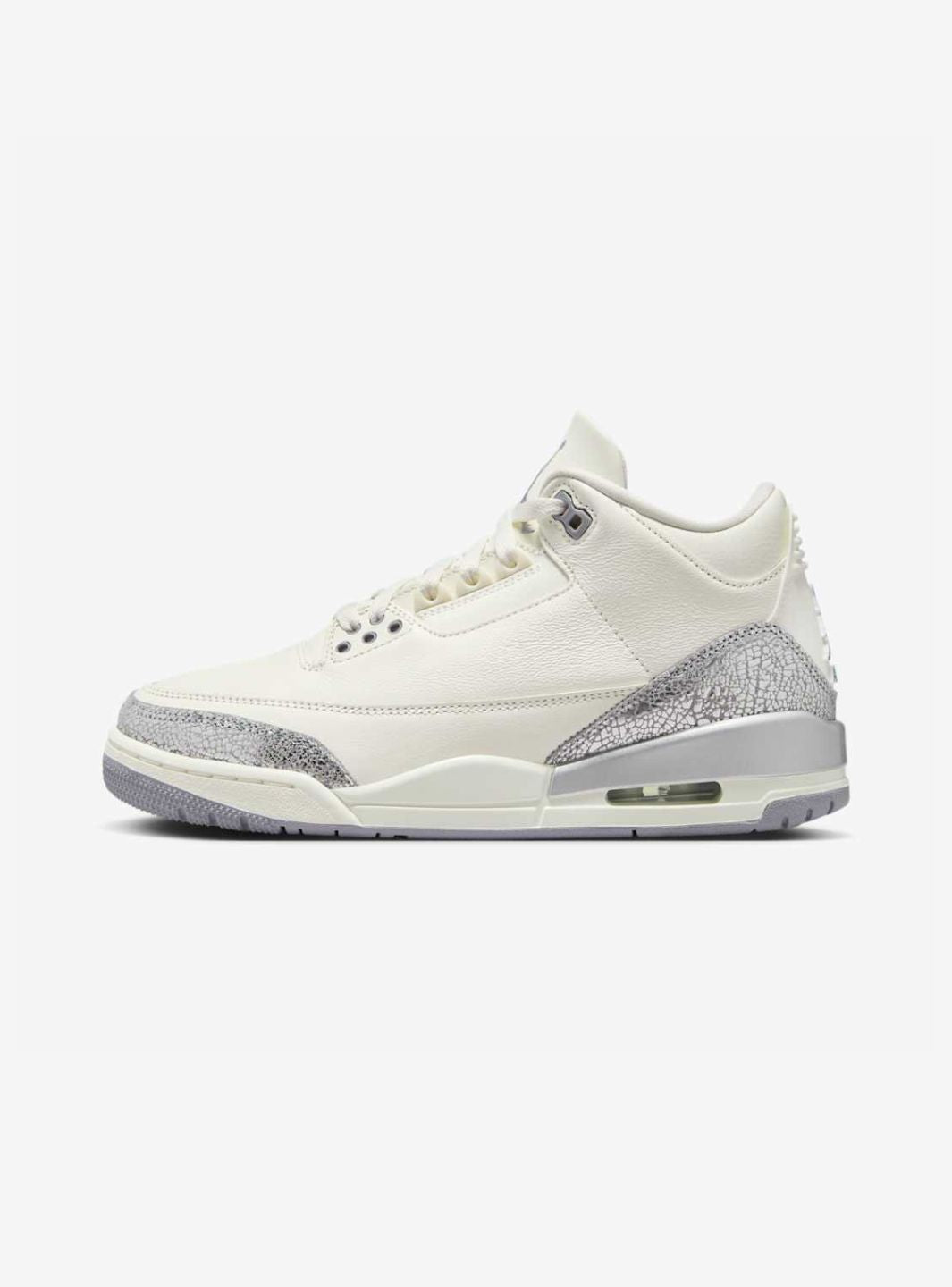 Air Jordan 3 Retro Sail Cement Grey、JORDAN、Cacoeks