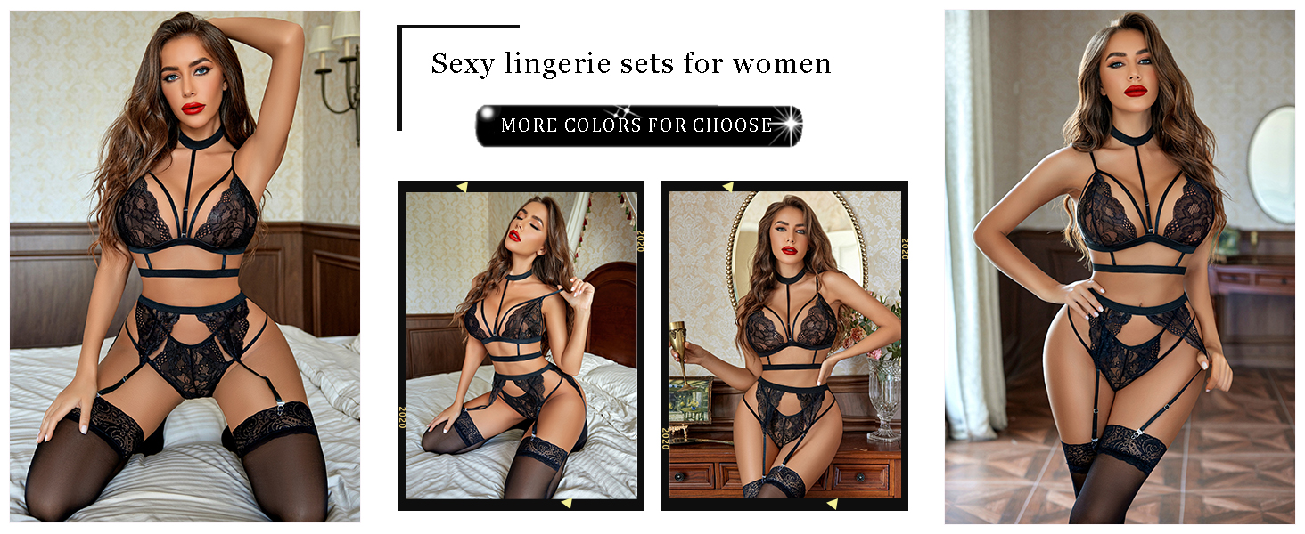 lingerie garter set