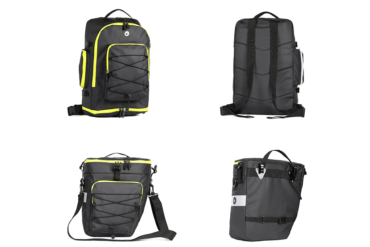 Rhinowalk 65L Ebike Bag 3-in-1 Pannier Bag Set、mySite、bearsvspackers