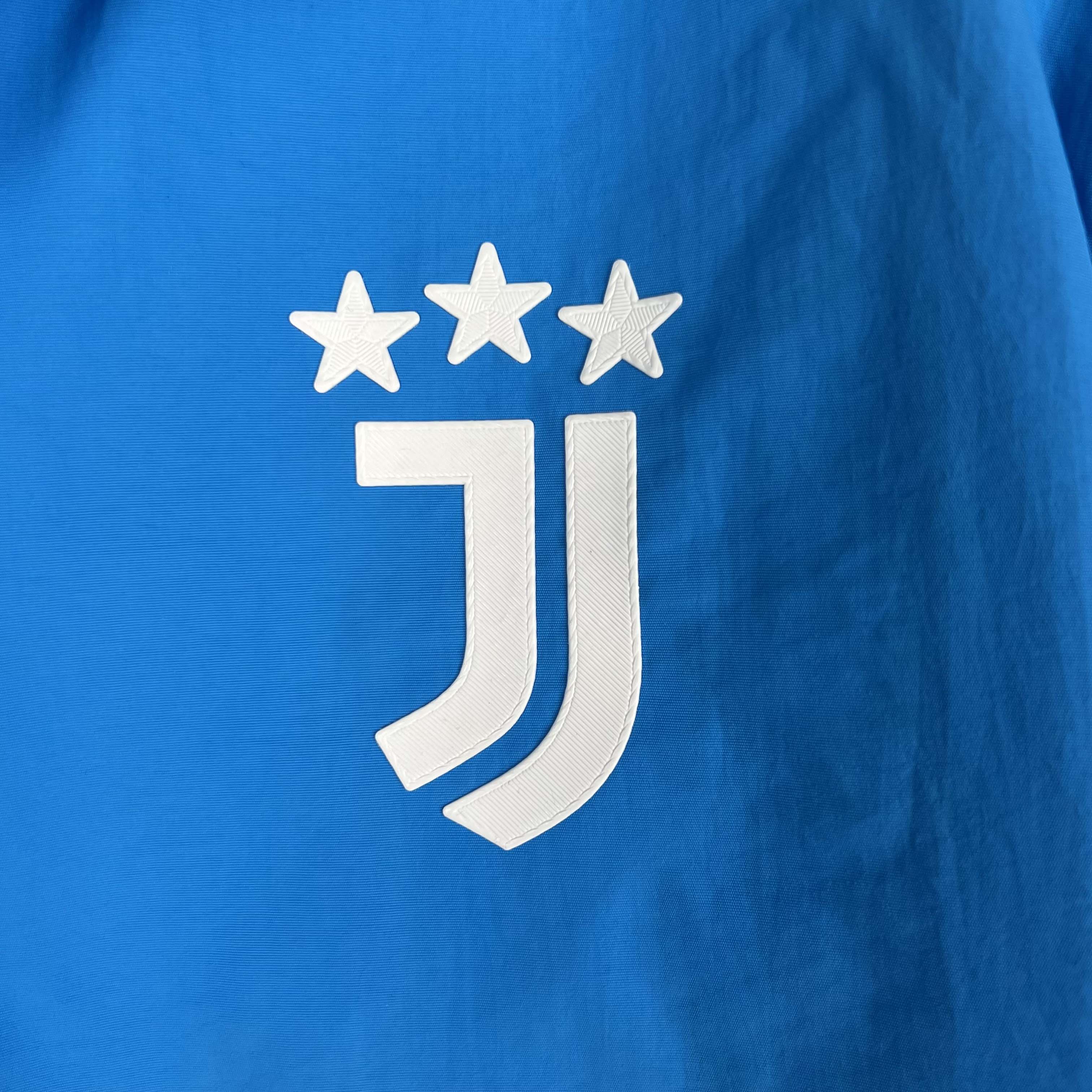 2023-2024 Juventus Reversible Windbreaker Blue Soccer Jersey 1:1 Thai Quality:football jersey mysite: unitedjerseyfootball 邓江浪:football