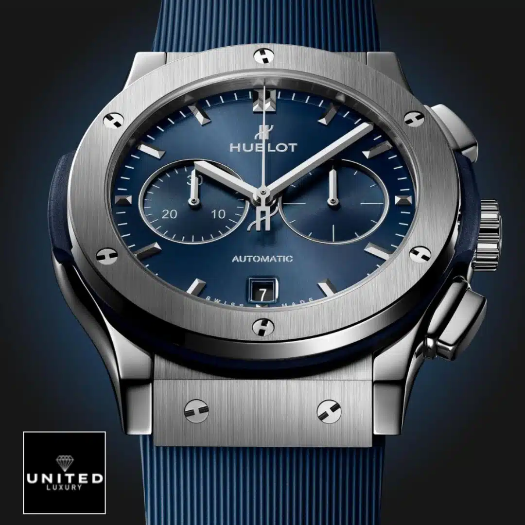 Hublot Classic Fusion Replica Yeni Proje 37 Hublot Classic Fusion Automatic Blue Sunray Dial Titanium Case 565.NX.7170.LR Replica