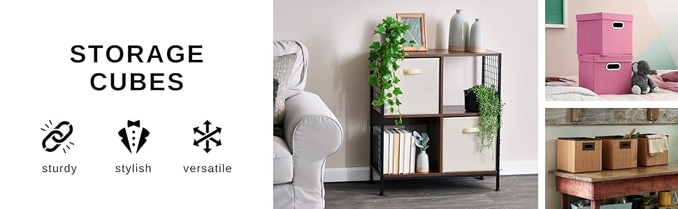 storage cubes are sturdy, stylish, and versatile