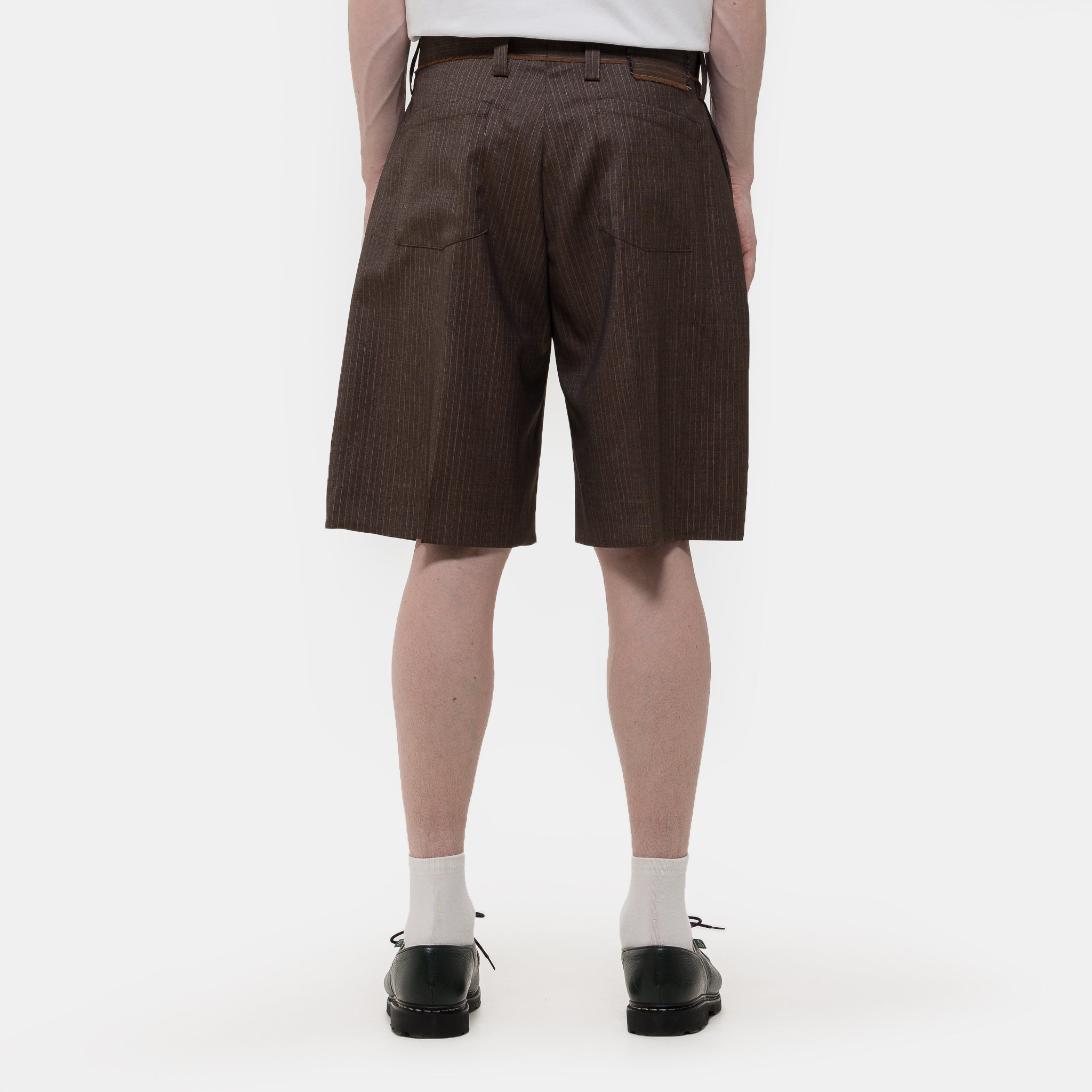 Classic Short in Nutmeg Vintage Stripe