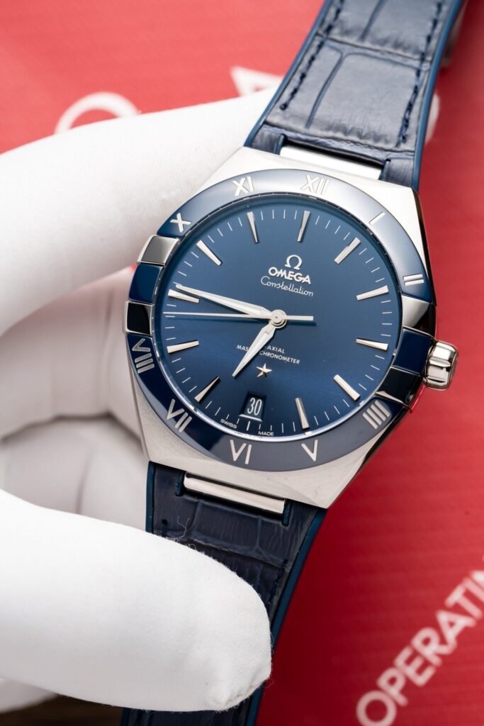 Đồng Hồ Omega Constellation Replica 11 Màu Xanh Dương (1)