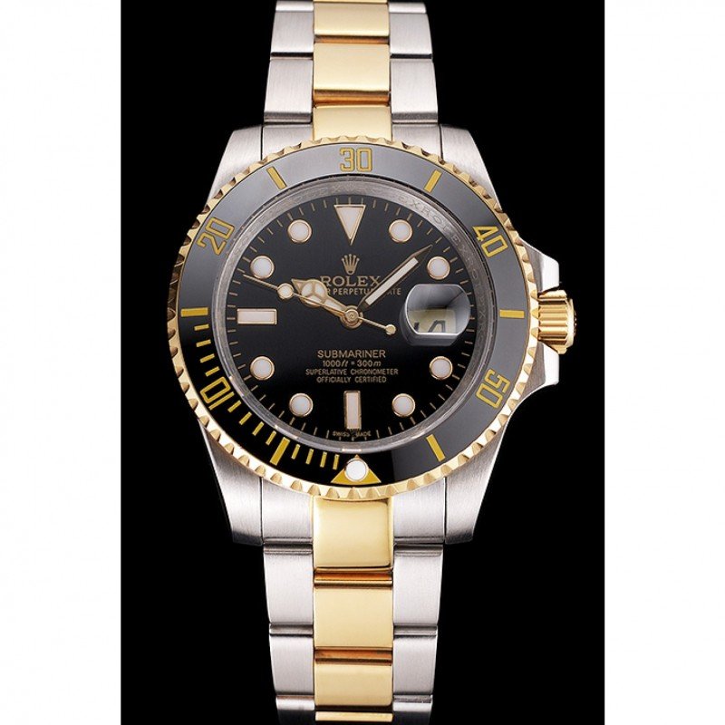 Superclone Rolex Submariner 41mm Black Dial PR16233BG-fasswatch