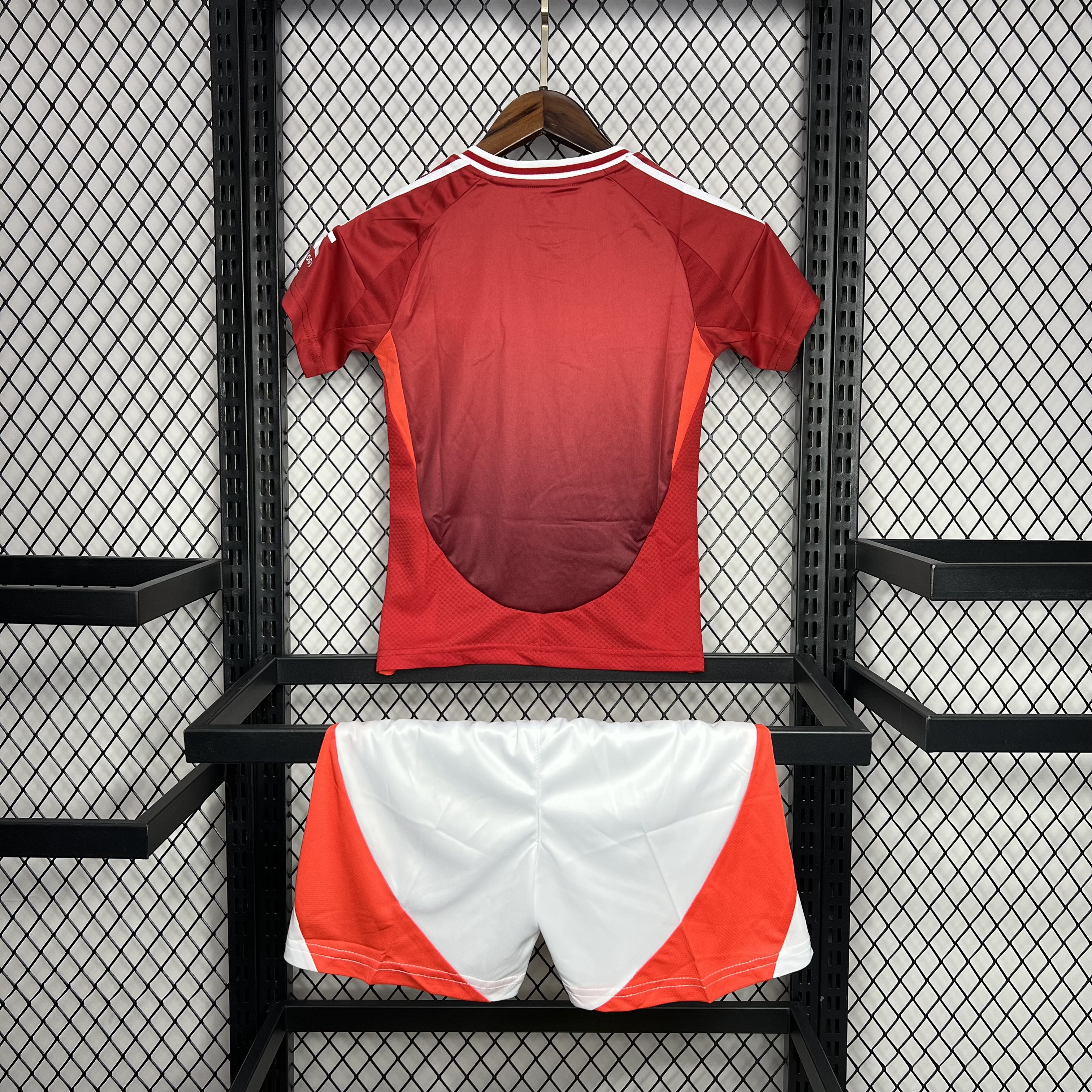 JerseysGala.com | Manchester United 24-25 Home Stadium Kids Kit -Customize Name, Number and Patch | Worldwide Shipping