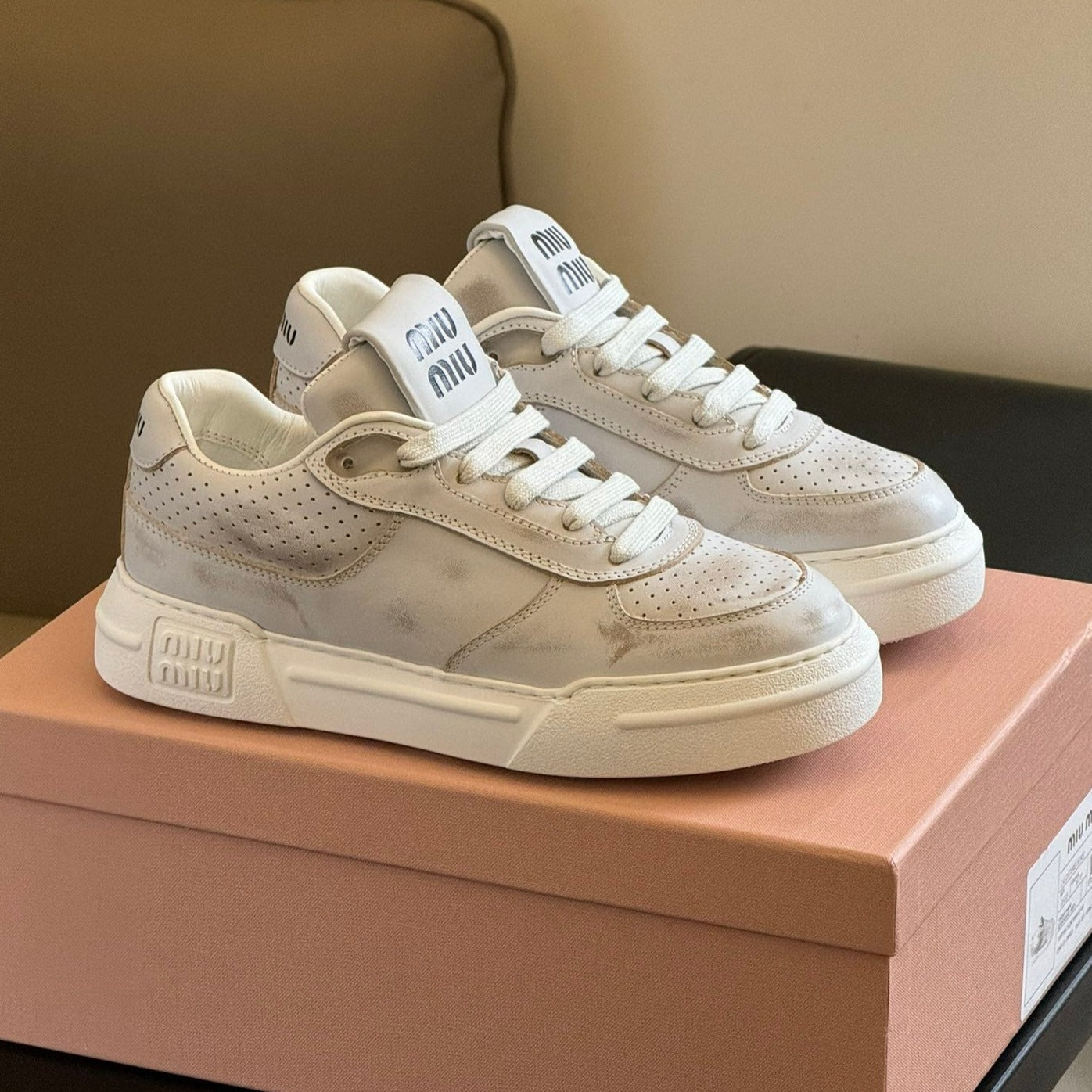 Frost Color Sneakers Calfskin、mysite、Cacoeks