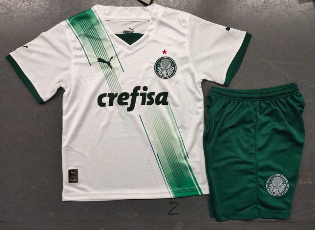23/24 Palmeiras Away Football Shirt Kids Size Suit-mysite Custom Football Kit- Nextkits