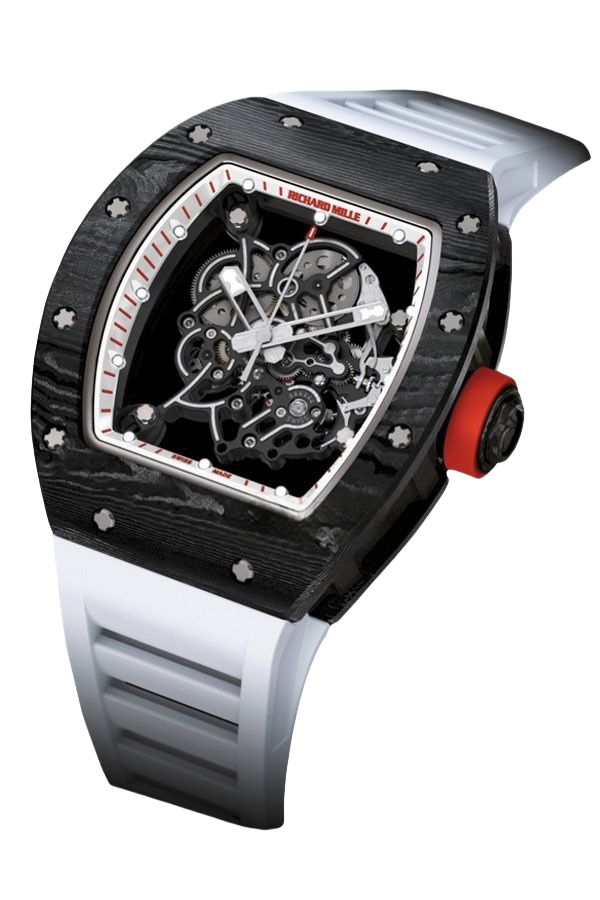 Richard Mille RM 055 NTPT Super Clone Watch – Carbon TPT Skeleton Fake Replica