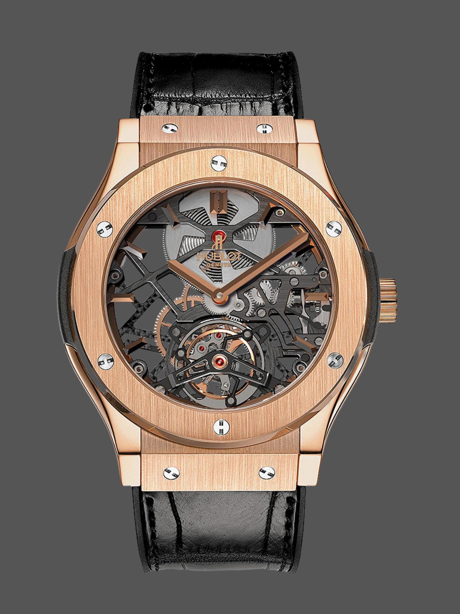 Hublot Classic Fusion Skeleton Tourbillon 505.OX.0180.LR 45mm-fasswatch