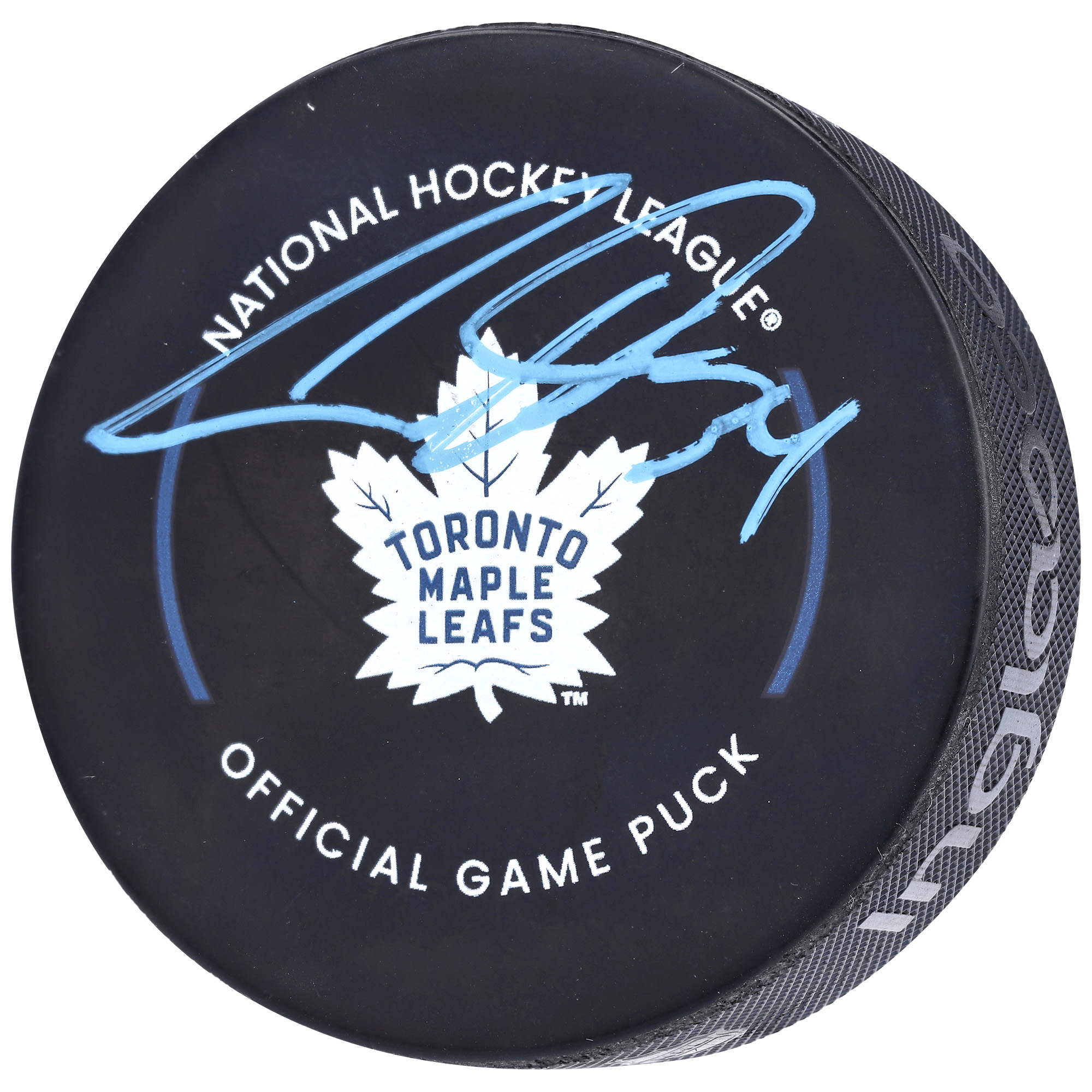Autographed Toronto Maple Leafs Auston Matthews Fanatics Authentic NHL Official Game Puck
