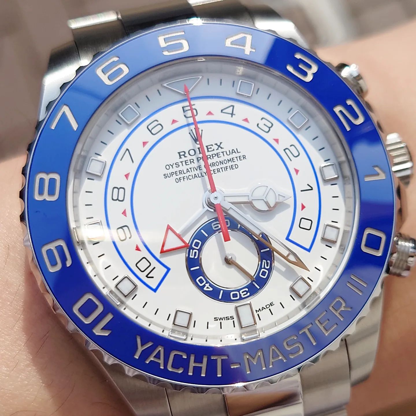 brand Rolex YACHT-MASTER II m116680-0002 luxury watch for sale – NeveReL