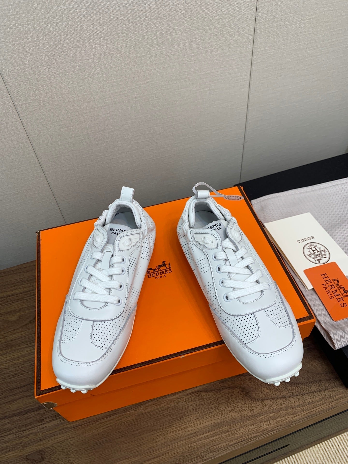 SKATEBOARD SHOES LIGHT GRAY CALFSKIN、mysite、Cacoeks