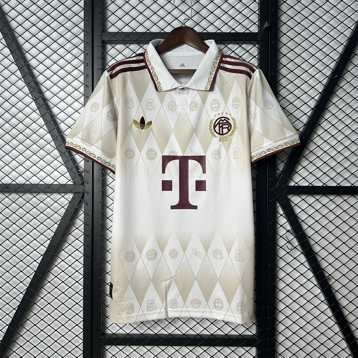 UltraTrikot-Bayern Munich 2025 125th Anniversary Diamond Pattern Special Edition Jersey - Fans Version
