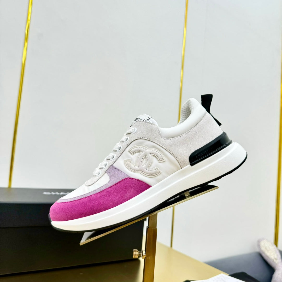 CLASSIC TRAINER IN GREY MIX BRIGHT PINK MERCERIZED VELVET、mysite、Cacoeks