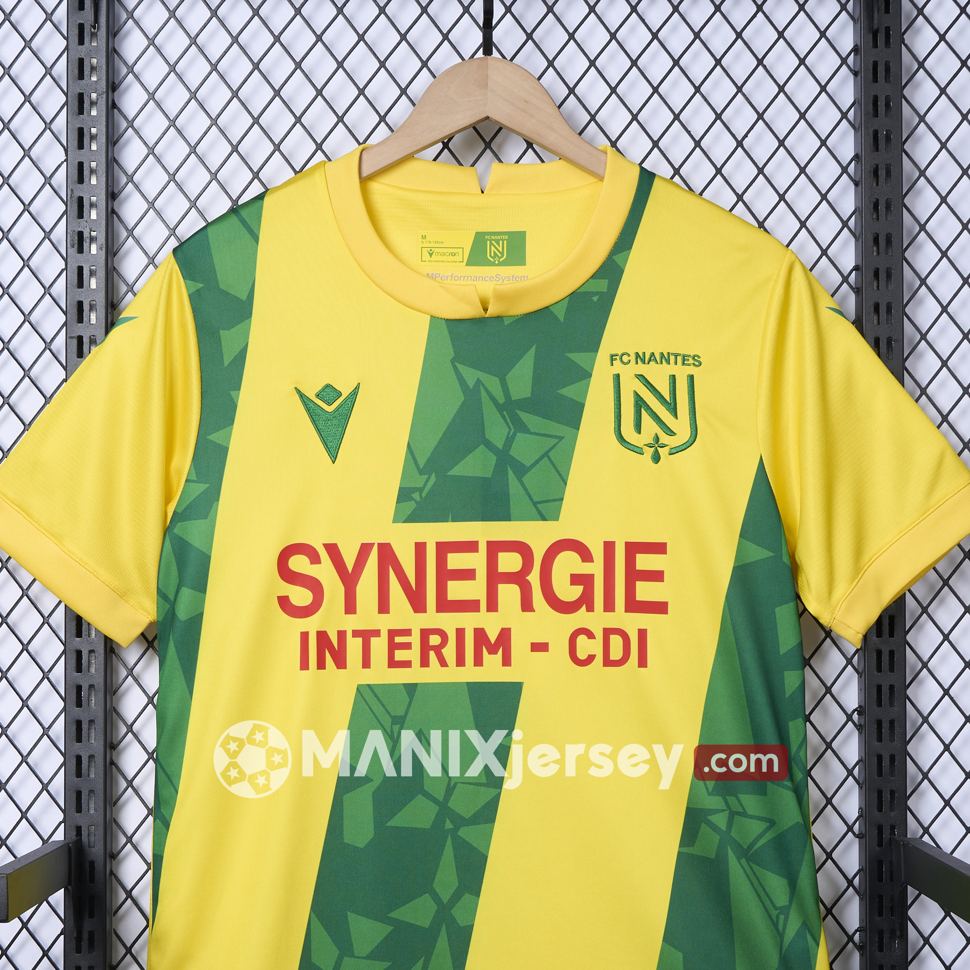 ManixJersey.com | Nantes 24-25 Home Stadium Jersey - Fans Version -Customize Name, Number and Patch | Worldwide Shipping