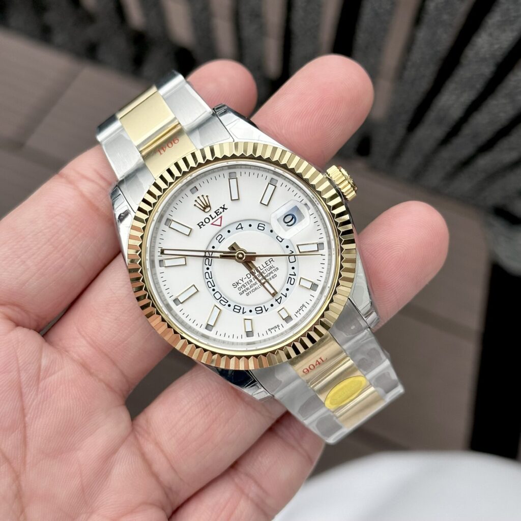 Đồng Hồ Rolex Sky-Dweller Replica 11 Nhà Máy N 41mm (4)