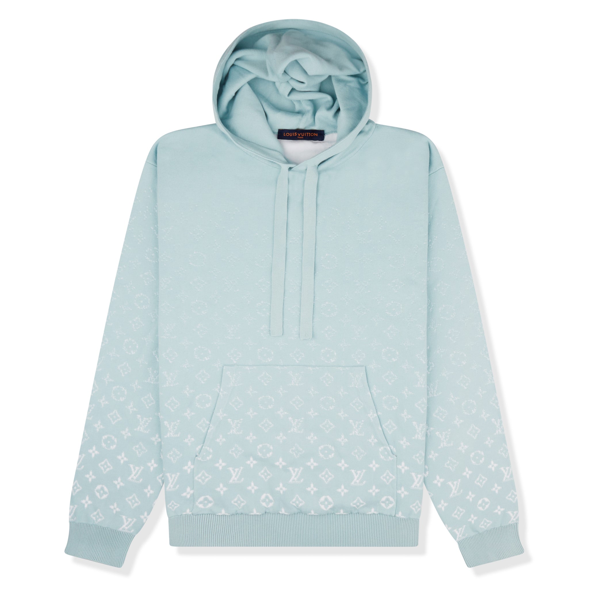 Louis Vuitton LV Monogram Gradient Blue Hoodie、mysite、Cacoeks