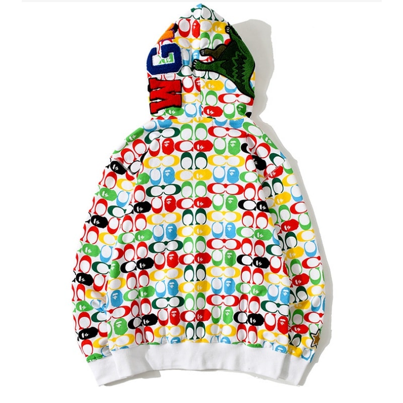 BAPE Shark Dinosaur Hoodie、mysite、Cacoeks