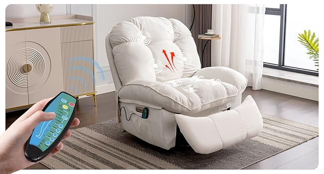 massage chair recliner with heat