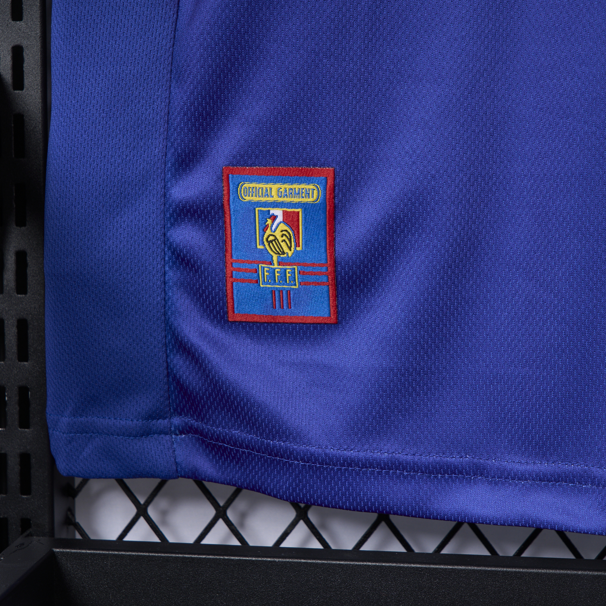 ManixJersey.com | Retro France 1998 Home Stadium Jersey (with 1998 World Cup mark on right chest) -Customize Name, Number and Patch | Worldwide Shipping