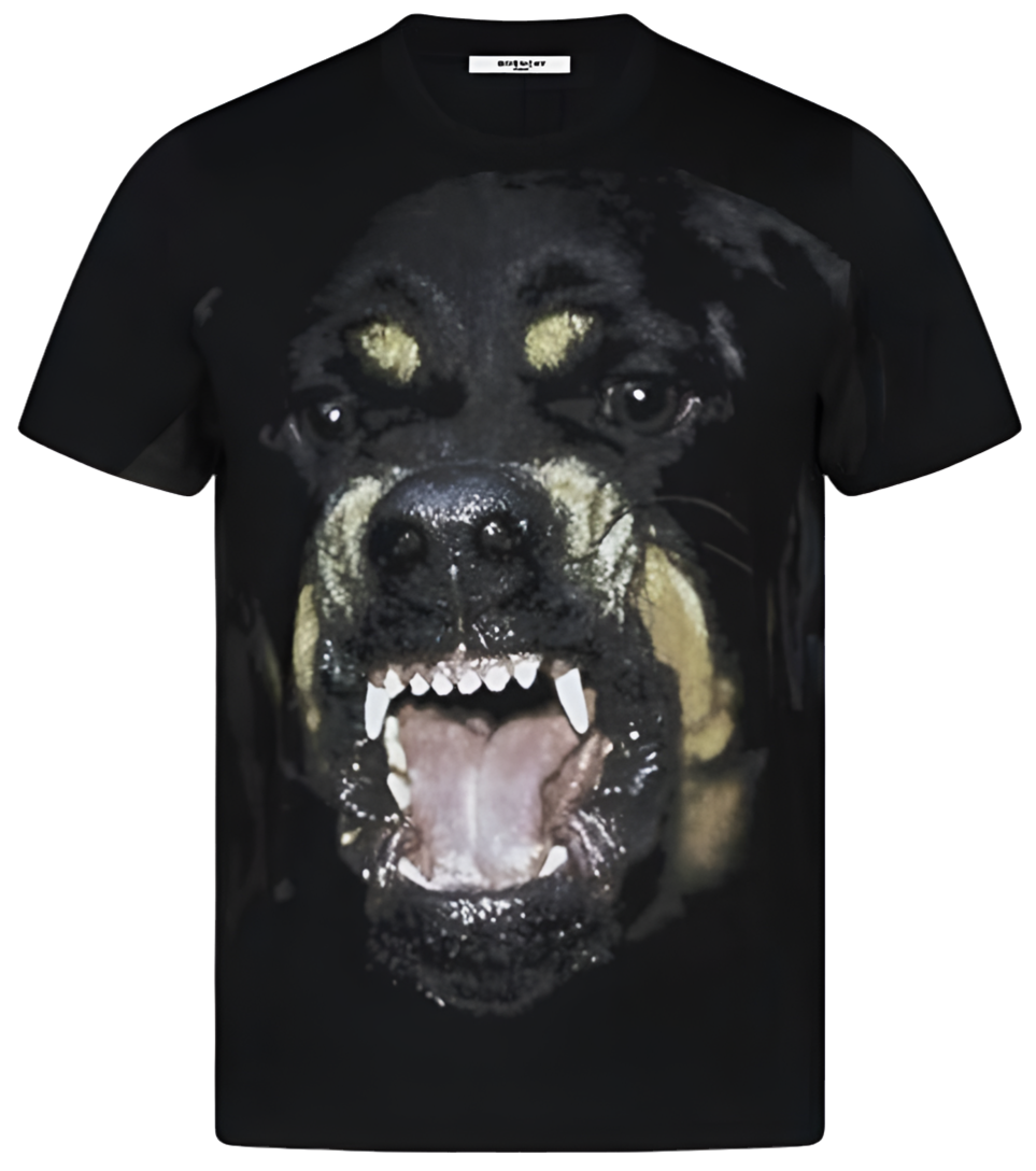 Givenchy Rottweiler Printed T-Shirt Black Oversized Fit、mysite、Cacoeks