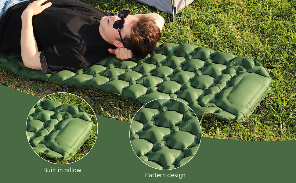 The design of sleeping pad