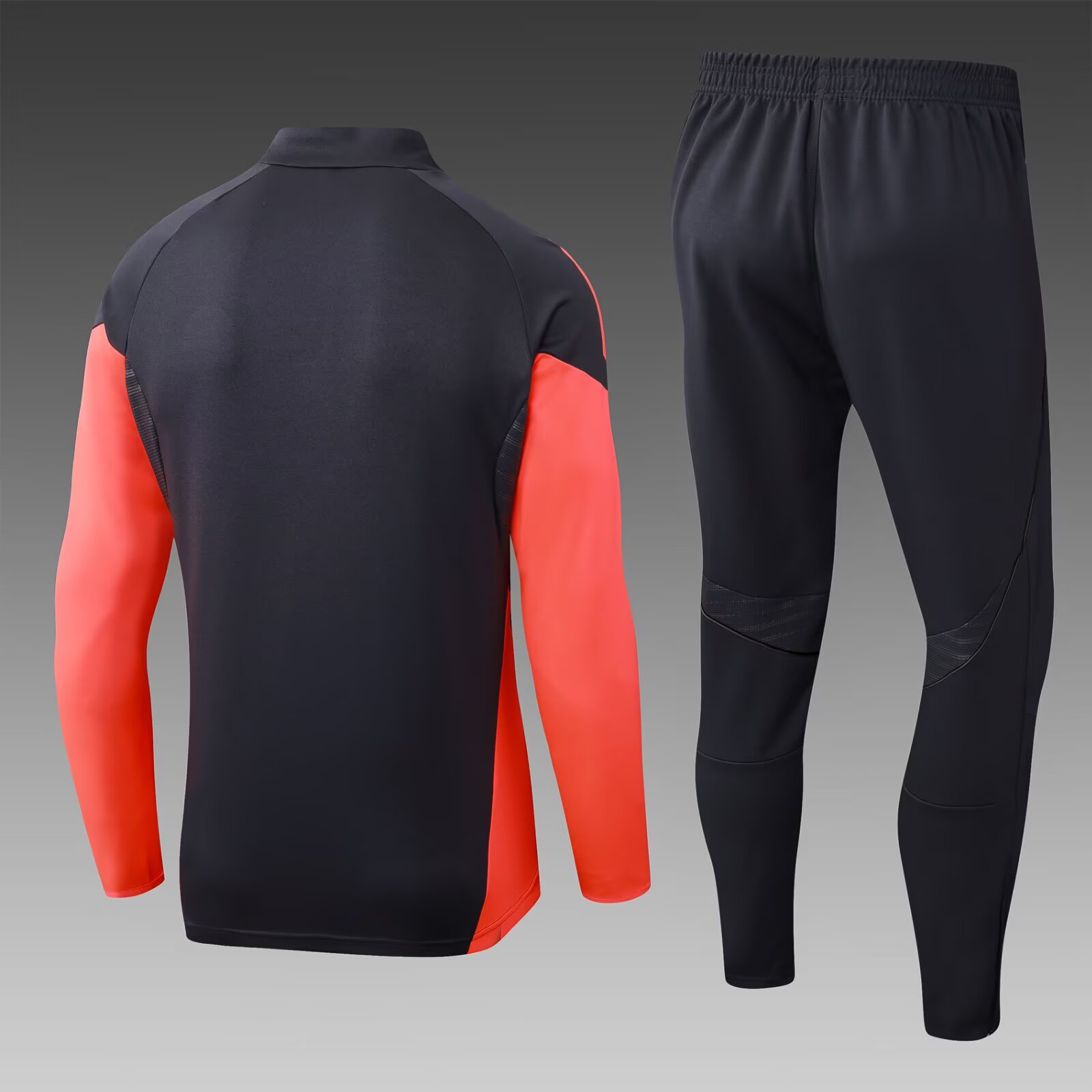 2025/2026 Bayern Munich Half-Pull Training Suit Black Football Shirt 1:1 Thai Quality Set:football jersey mysite: unitedjerseyfootball 邓江浪:football