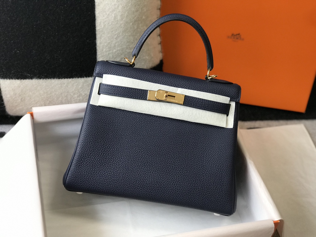 Original Copy Hermes Kelly Togo Leather Handbags More Colors-2