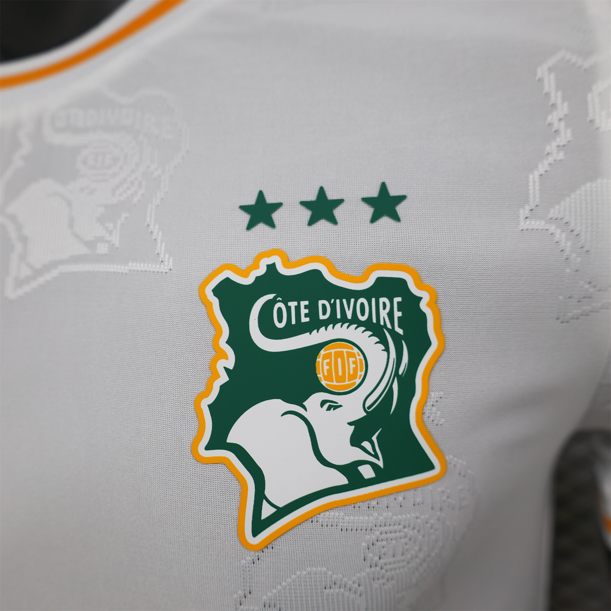 GlobeJersey-Ivory Coast 2024 White Special Edition Jersey - Player Version