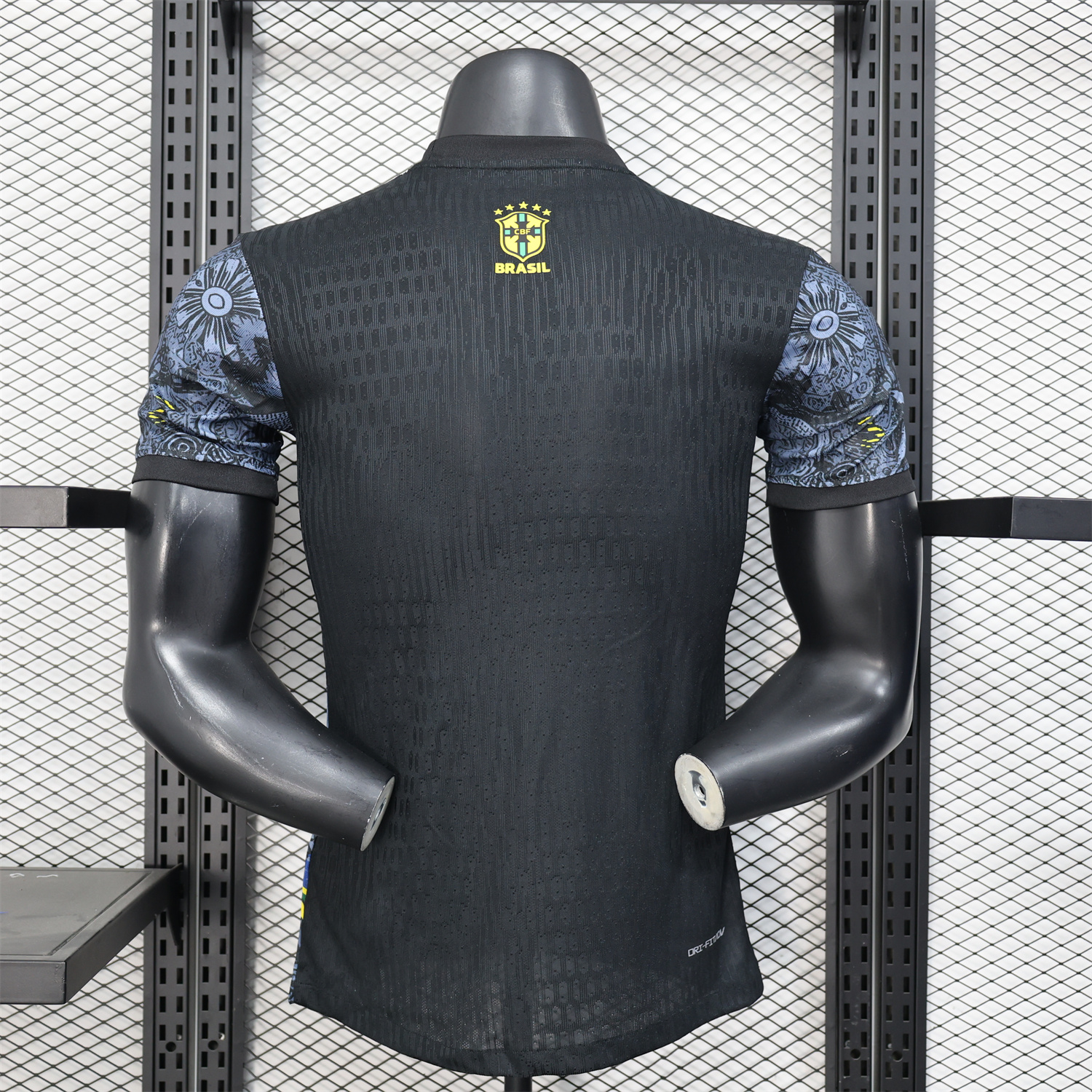 UltraTrikot-Brazil 25-26 Colorful Jesus Statue Special Black Jersey - Player Version