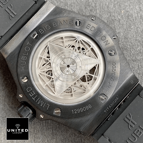 Hublot 1299096 Big Bang Sang All Black Case Replica upside view