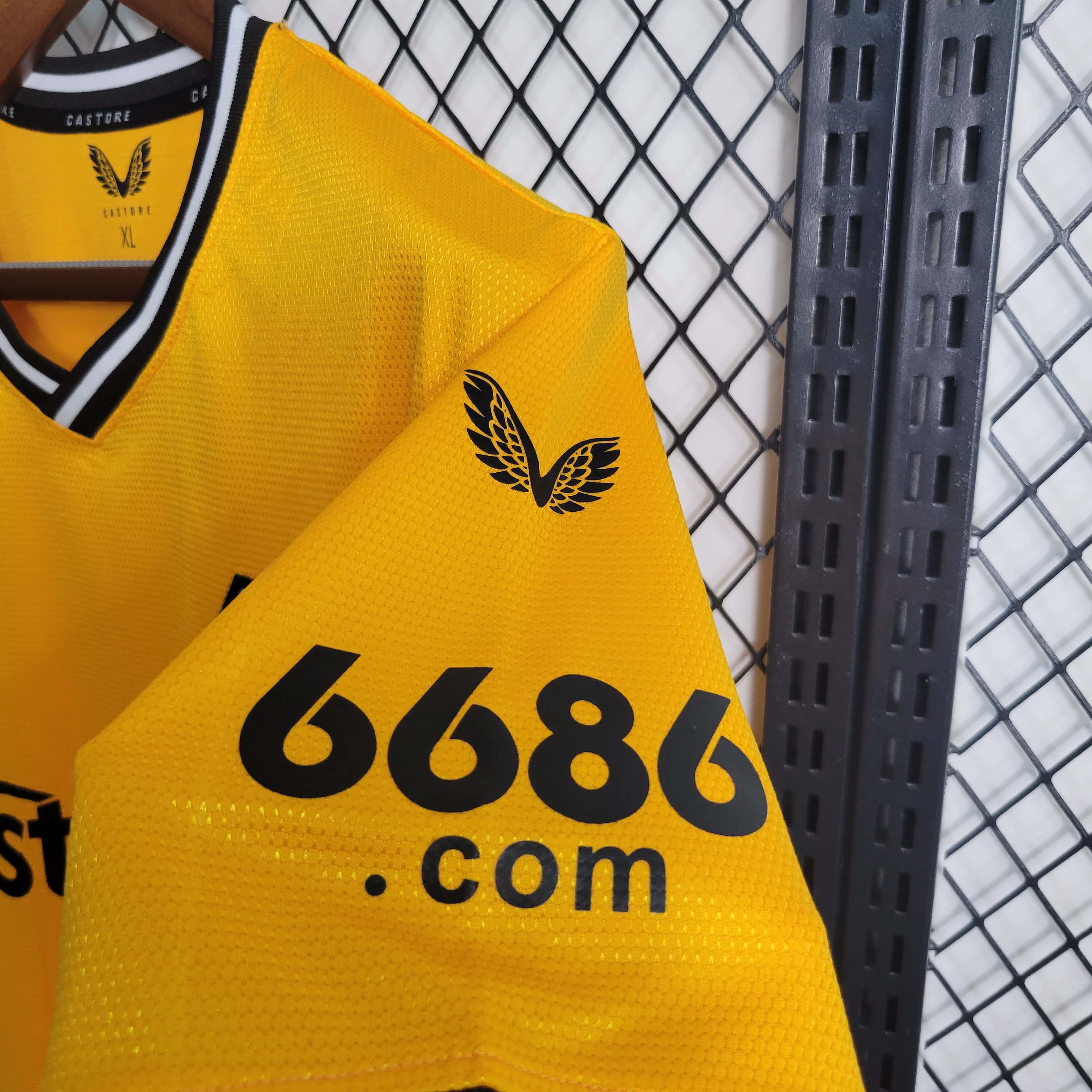 2023/2024 Wolverhampton Wanderers Home Football Shirt 1:1 Thai Quality:football jersey mysite: unitedjerseyfootball 邓江浪:football