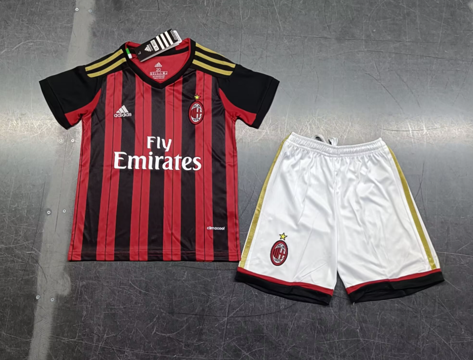 13/14 Retro AC Milan Home Football Shirt Kids Size Suit-mysite Custom Football Kit- Nextkits
