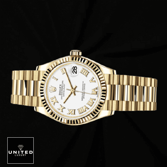Rolex Datejust 278278-0019 Yellow Gold Automatic White Dial Oyster Replica