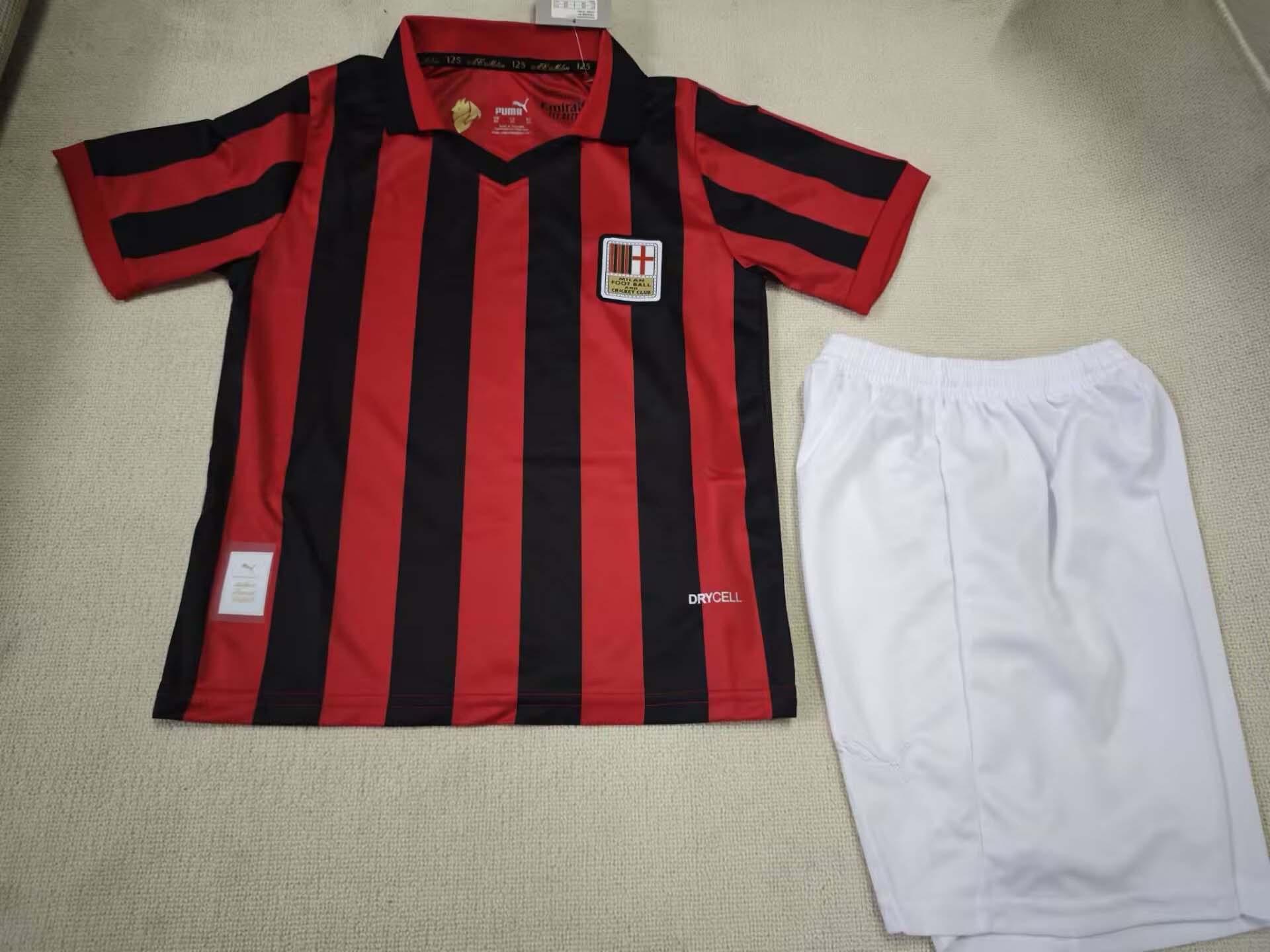 2024/2025 AC Milan 125th Anniversary Soccer Jersey 1:1 Thai Quality Kids Size:football jersey mysite: unitedjerseyfootball 邓江浪:football