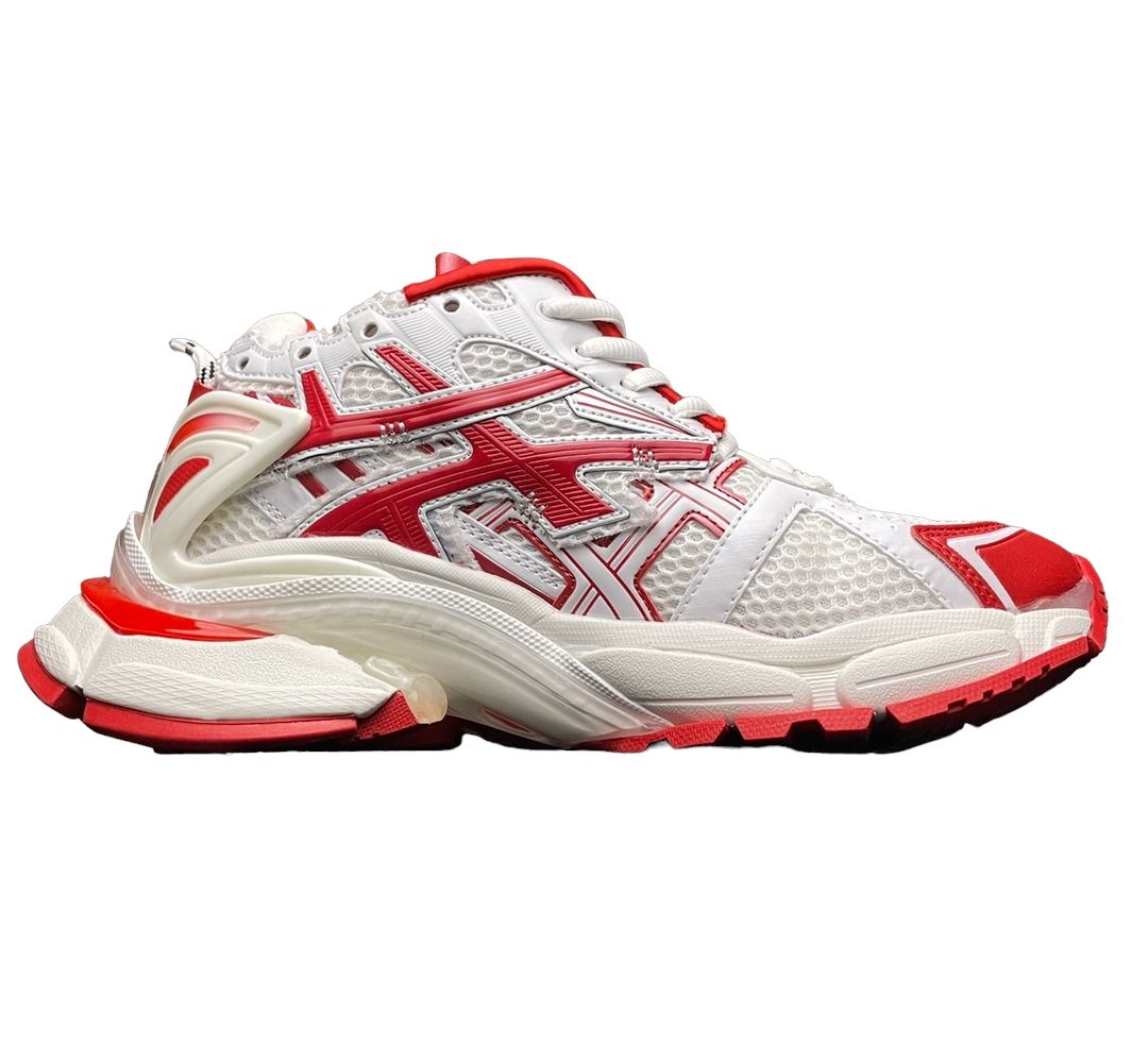 Balenciaga Runner Trainer in White Red、mysite、Cacoeks