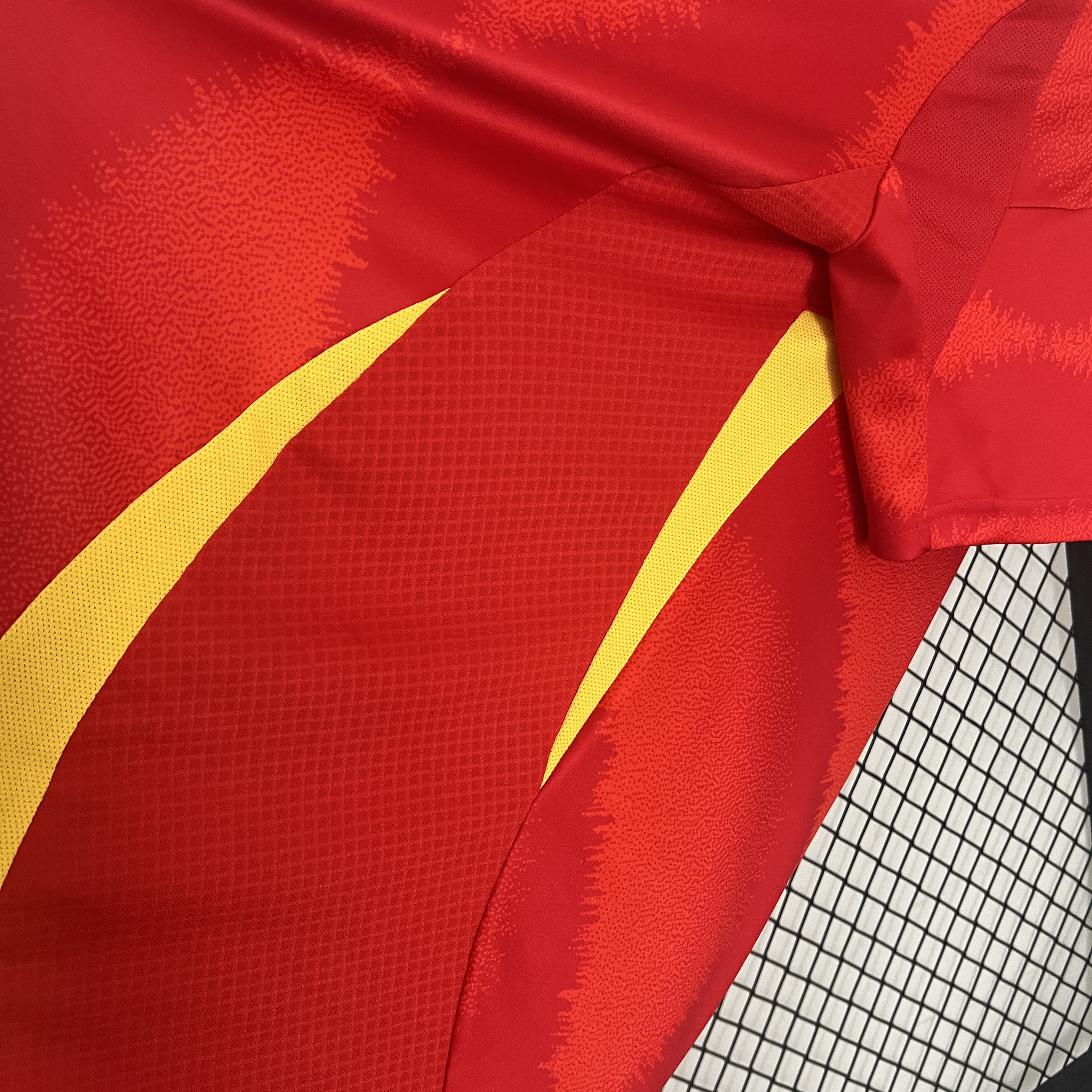 ManixJersey.com | Spain 2024 Home Stadium Jersey - Fans Version -Customize Name, Number and Patch | Worldwide Shipping