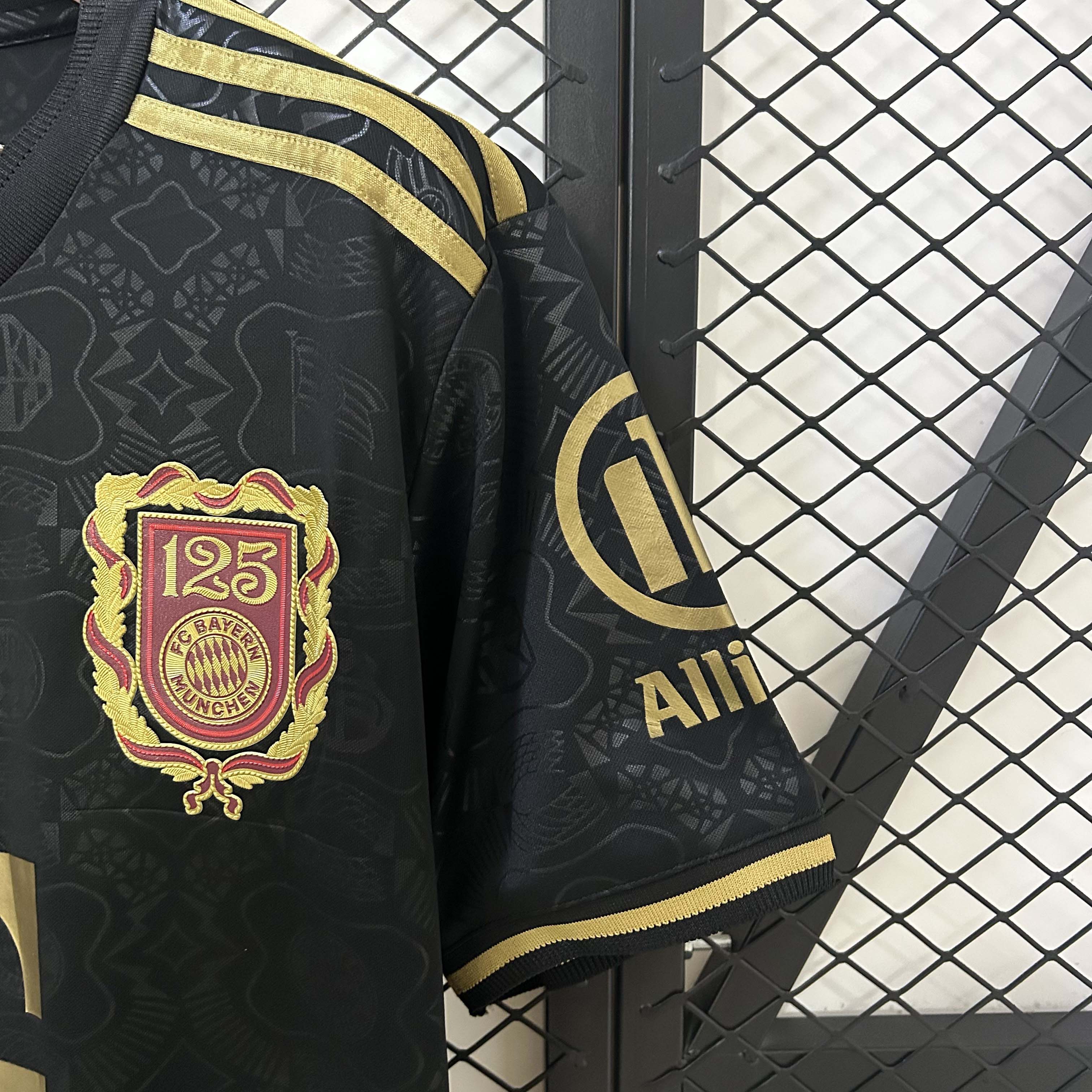 2024/2025 Bayern Munich 125th Anniversary Edition Black Football Shirt 1:1 Thai Quality:football jersey mysite: unitedjerseyfootball 邓江浪:football