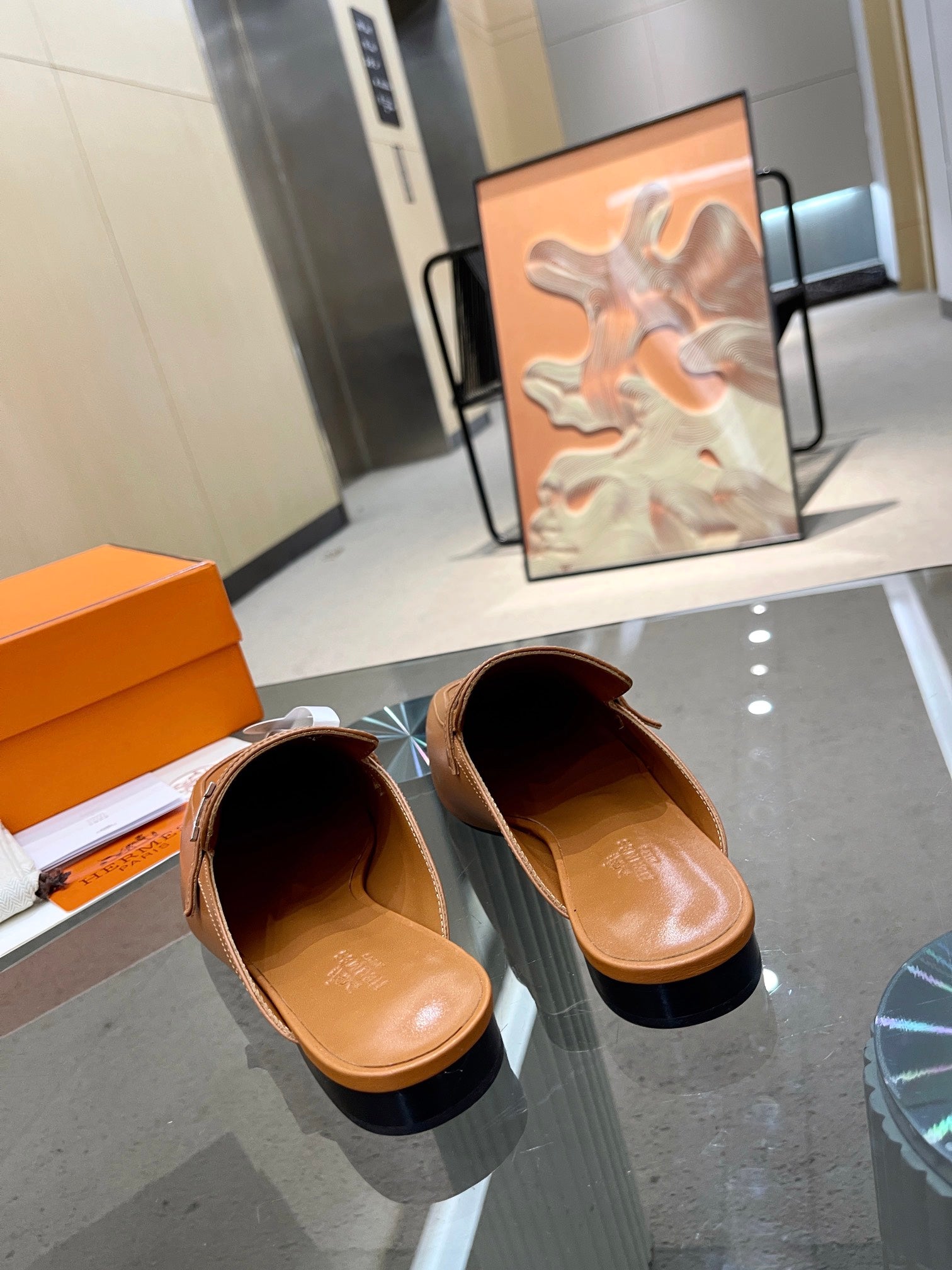 GROUPIE MULE TAWNY LAMBSKIN、mysite、Cacoeks