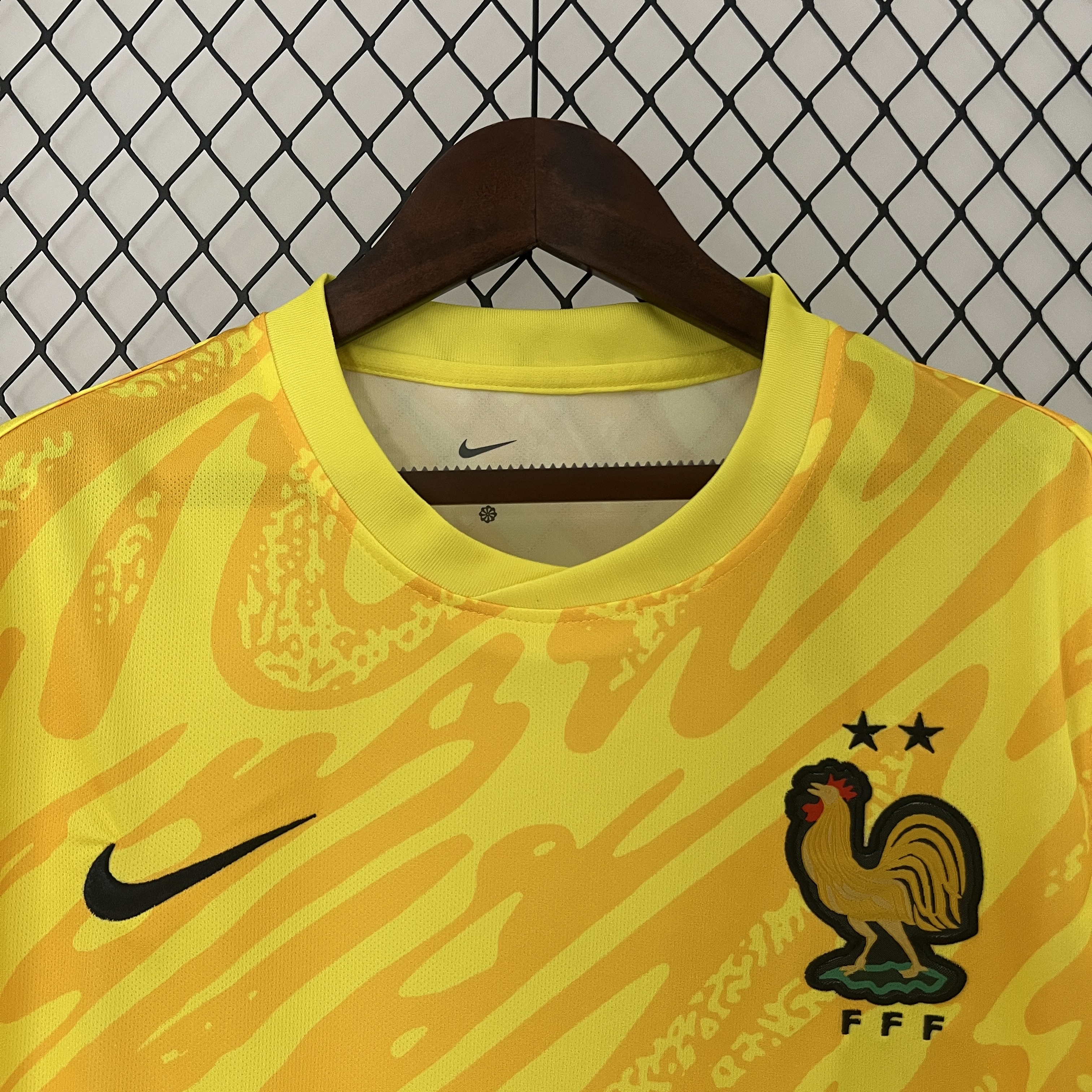 Higojerseys-France 2024 Yellow Goalkeeper Jersey - Fans Version