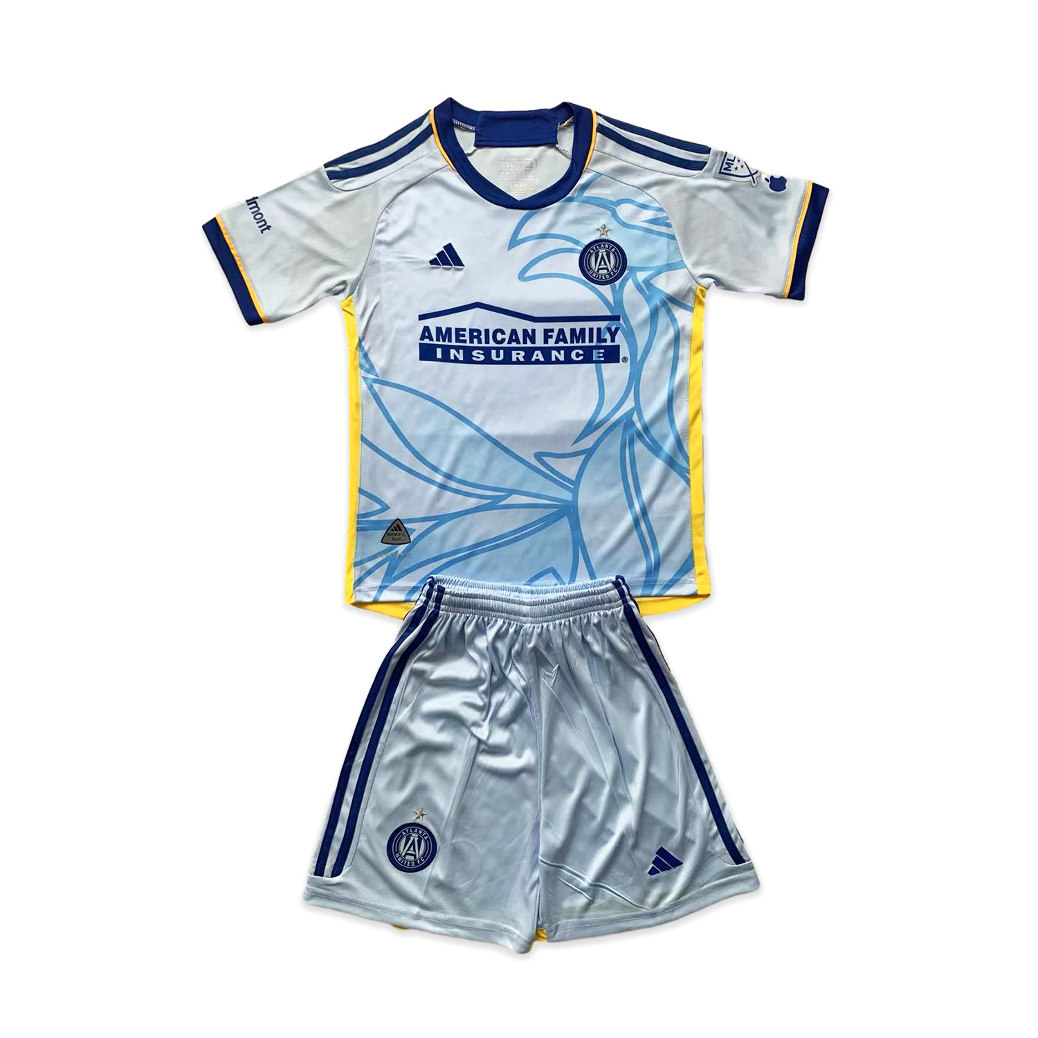 Higojerseys-Atlanta United 2024 Away Men's Adult Jersey Set - Fans Version