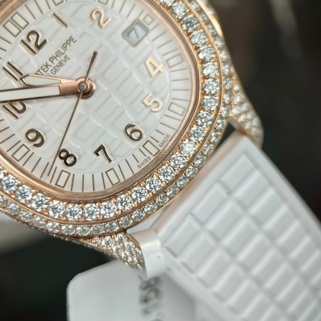 Đồng Hồ Patek Philippe Aquanaut 5069R Đính Moissanite Rep 11 PPF (1)