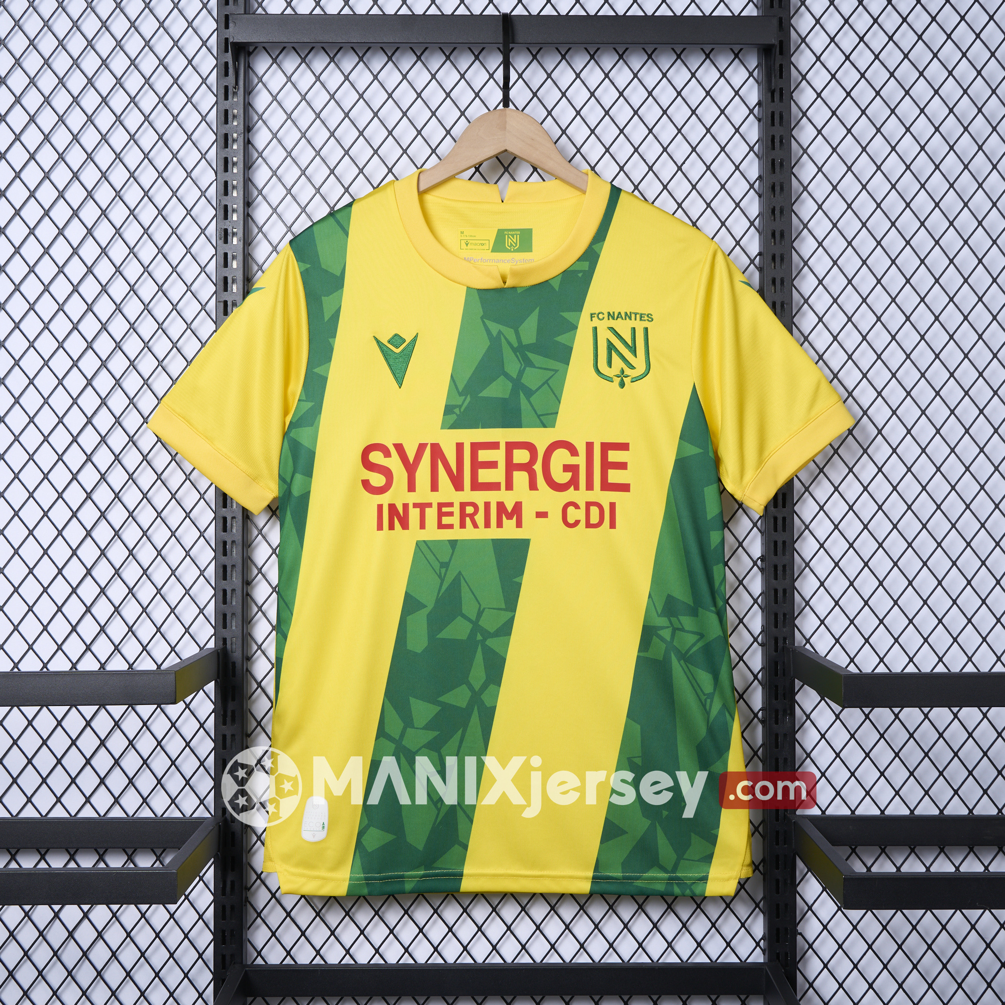 ManixJersey.com | Nantes 24-25 Home Stadium Jersey - Fans Version -Customize Name, Number and Patch | Worldwide Shipping