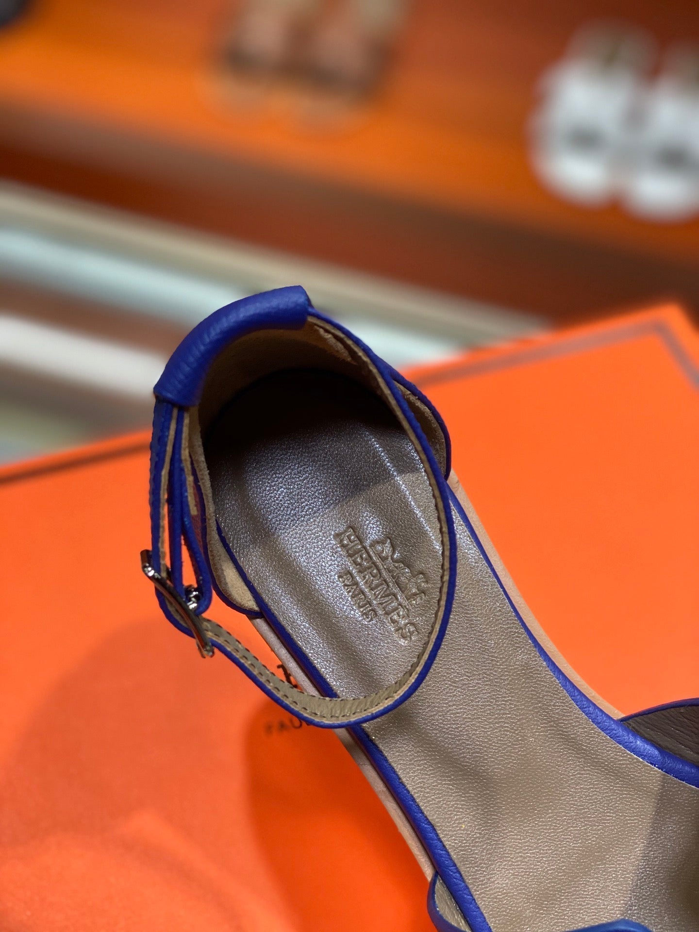 SANTORINI SANDAL AZURE CALFSKIN、mysite、Cacoeks